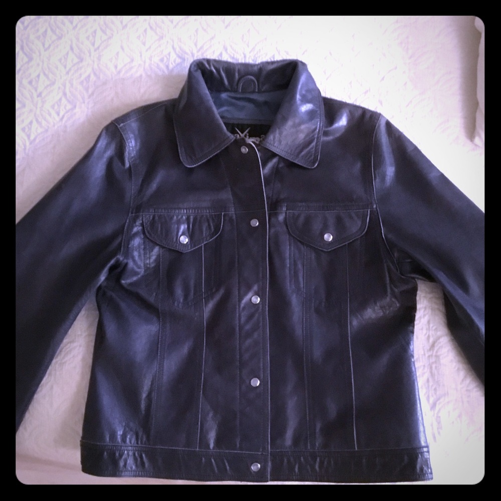 Leather jacket
